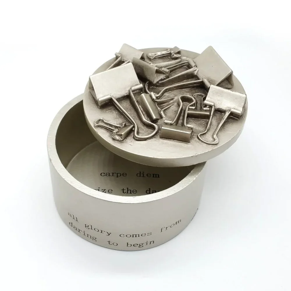 Motivational Inspirational 3D Art Trinket Box - Carpe Diem